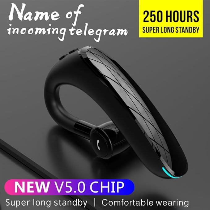 IHAO Bluetooth Earpiece Headphone Dual Noise Cancelling Mic Painless Open-Ear - Image 2