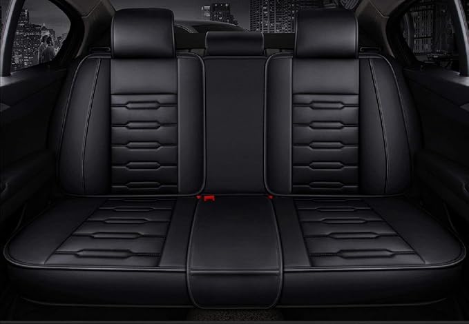 Seat Covers Full Set, Waterproof Leather Seat Covers - Image 3