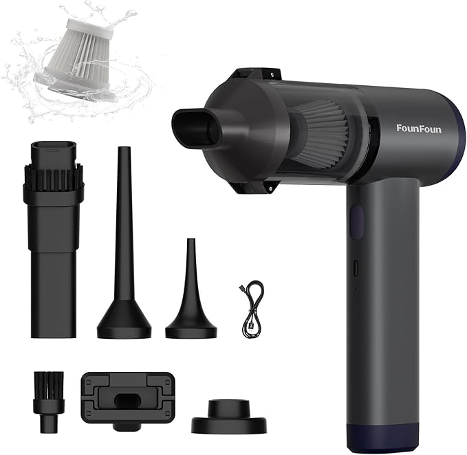 Car Vacuum Portable Cordless, Mini Handheld Vacuum Cleaner by MGVK