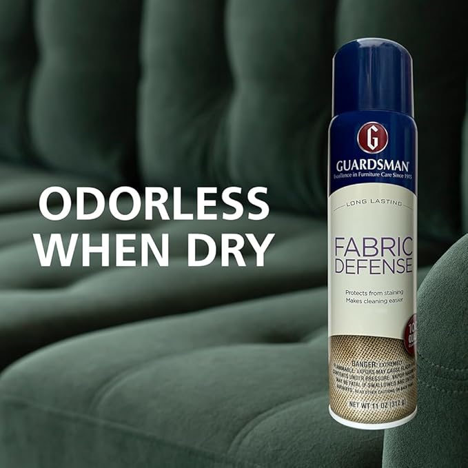 Guardsman Fabric Defense & Upholstery Water Repellent Spray, Protector & Stain - Image 4