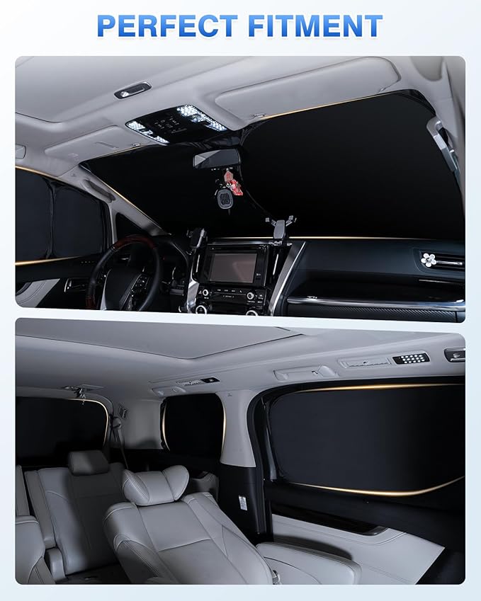 Sunshades for 2025 2026 Subaru Forester Accessories Windshield Sun Shade Side - Image 6