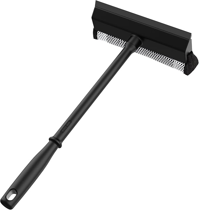 MR.SIGA Professional 2-in-1 Car Window Squeegee and Sponge Scrubber by MRSIGA
