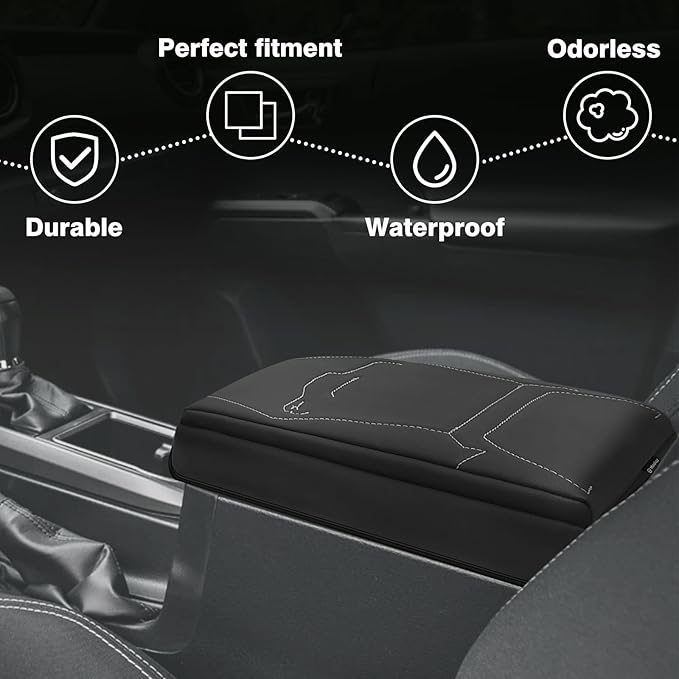 Muslogy Center Console Armrest Cover Compatible - Image 5