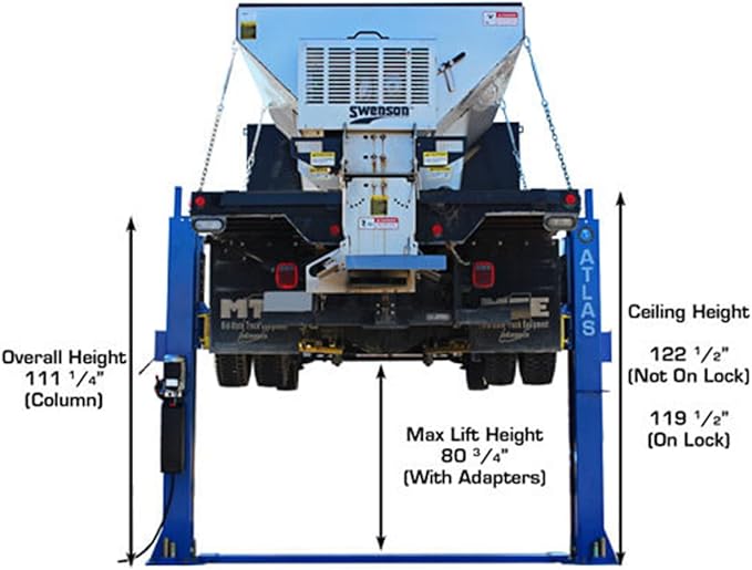 Atlas Automotive Equipment BP12000X 2-Post Commercial Grade Vehicle Lift - Image 6