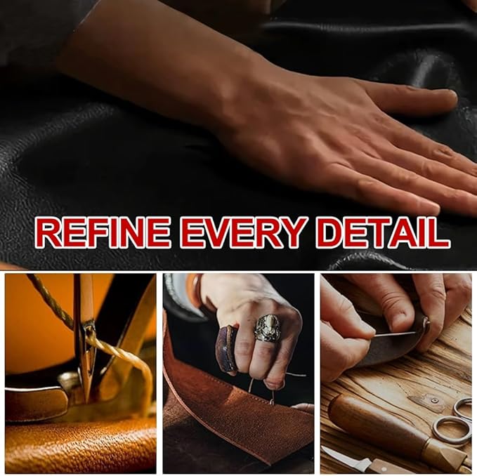 New Nappa Leather car Steering Wheel Cover，for Car Truck SUV 15 inch - Image 2