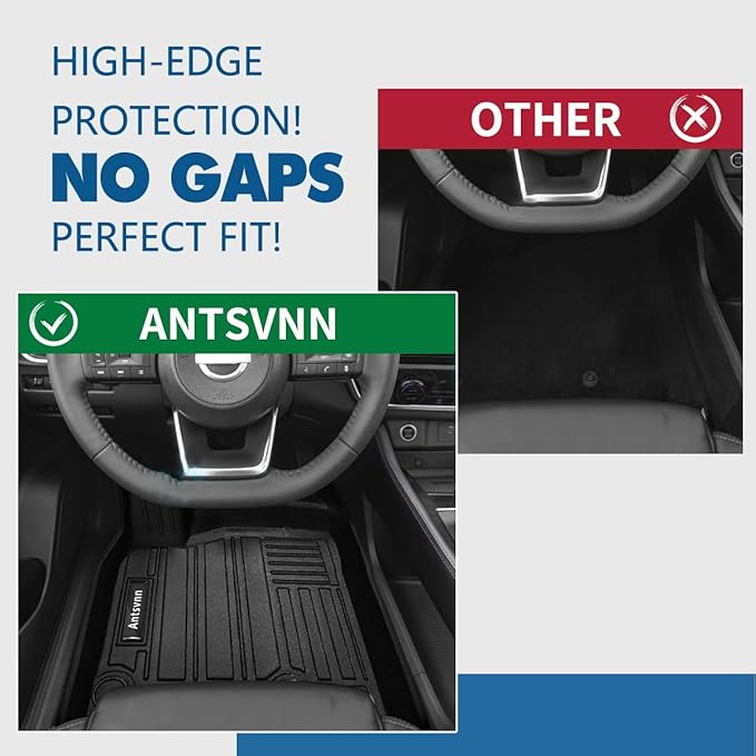Fit for Nissan Rogue 2021-2024 2025 Floor Mats Backrest Mats Cargo Liners - Image 5
