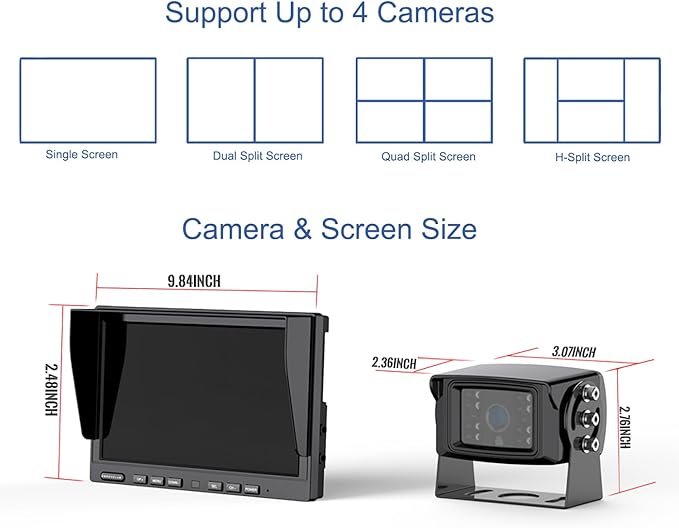 1080P Wireless Backup Camera System - Image 9