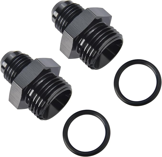 4AN Male Flare to 6AN ORB O-ring Boss Fuel Pump Rail Adapter Fitting Aluminum - Image 4