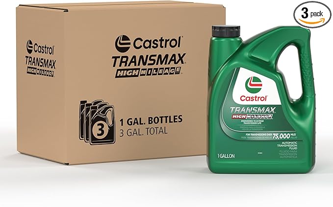 Castrol Transmax High Mileage Automatic Transmission Fluid, 1 Gallon by Castrol