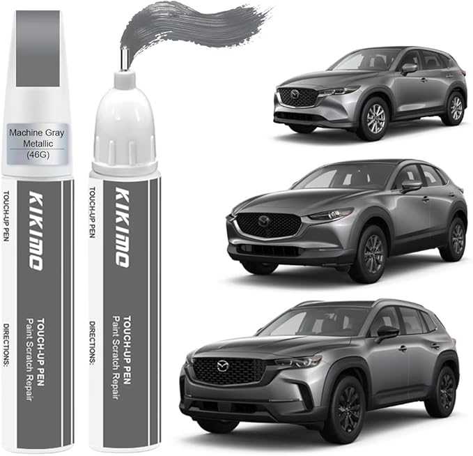 KIKIMO for Mazda Touch Up Paint), Car Paint Repair Kit for Mazda, 2 In 1 by KIKIMO