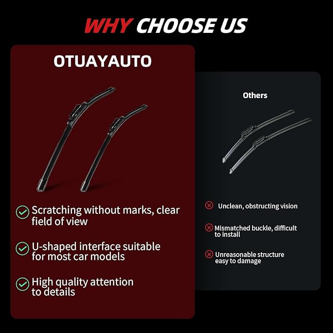 OTUAYAUTO Windshield Wiper Blades - Image 8