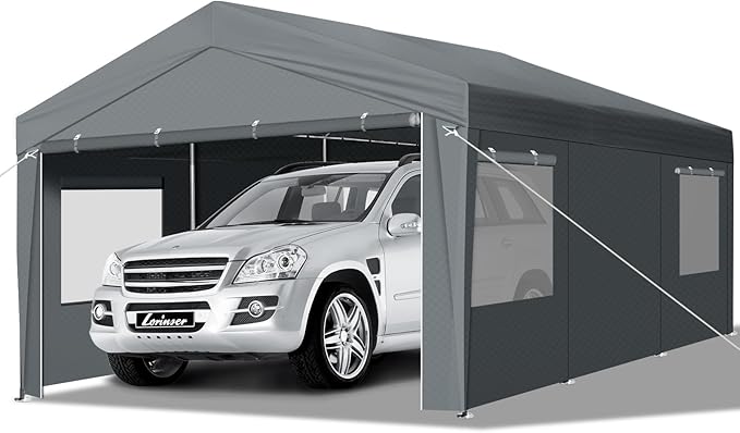 VINGLI 10x20 Carport Canopy Portable Garage by VINGLI