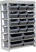 King's Rack Bin Rack Storage System Heavy Duty Steel Rack Organizer Shelving by Unknown