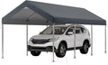 10X20 Ft Heavy Duty Carport Canopy, Portable Garage, Car Tents, Reinforced by BouPower