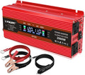 Power Inverter 1000W/2000W Dual AC Outlets and Dual USB Charging Ports DC 12V by LVYUAN