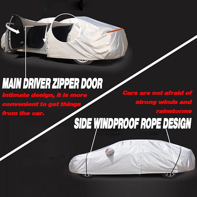 TUCAREST 6 Layers Full Car Cover - Image 5