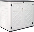 KINYING Larger Outdoor Storage Shed Weather Resistance, Horizontal Outdoor by KINYING