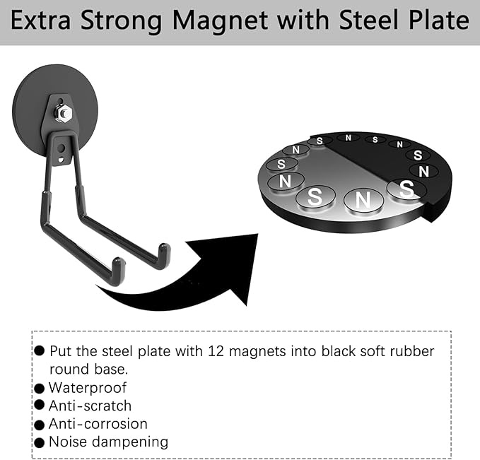 Large Strong Magnetic Hooks, Heavy Duty Magnet Hook, Heavy Duty Storage - Image 5