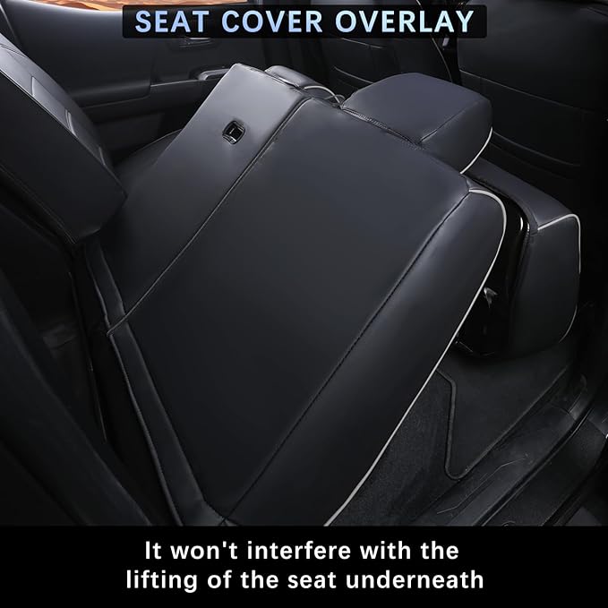 Car Seat Covers Full Set for Toyota Tacoma Double & Crew Cab 2023 2022 2021 - Image 5