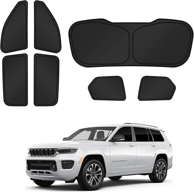 Sunshades for 2021-2025 2026 Jeep Grand Cherokee L Accessories Sun Shade Side - Image 7