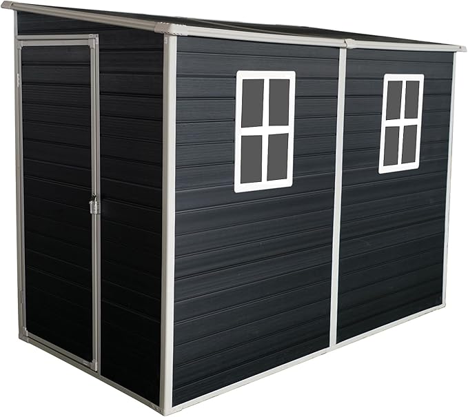 4x8 FT Outdoor Storage Resin Shed - Image 8