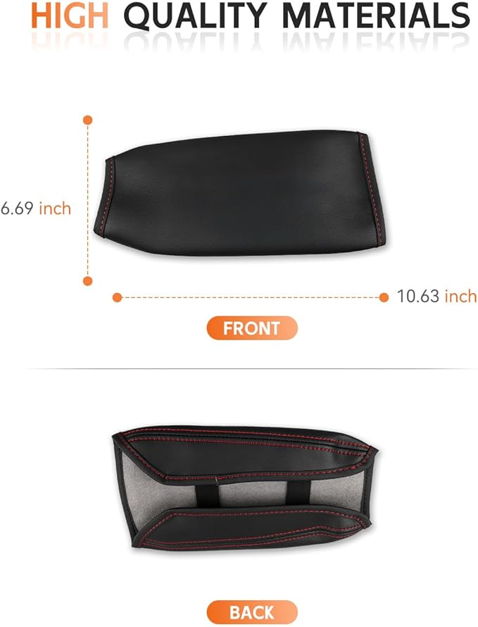 CDEFG for 2017-2025 Audi A4 Center Console Cover Armrest Box Cover for A4 2020 - Image 7