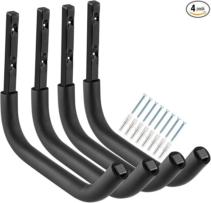 Large Garage Storage Hooks, 12.4 Inch Heavy Duty Garage Storage Organizer Wall by Heavdace