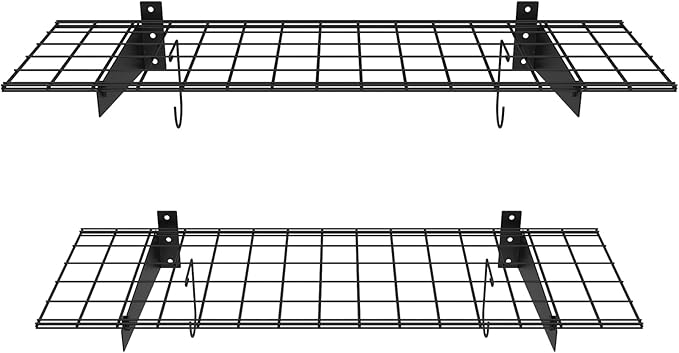 TORACK 2 Pack Garage Wall Shelves - Image 8