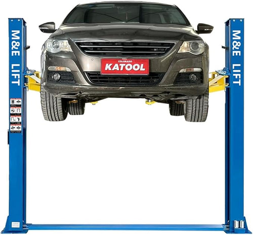 110v 9000lbs 2 Post Lift Car Lift Auto Hoist Full Rise Time 50SEC 2 Post Truck by Katool