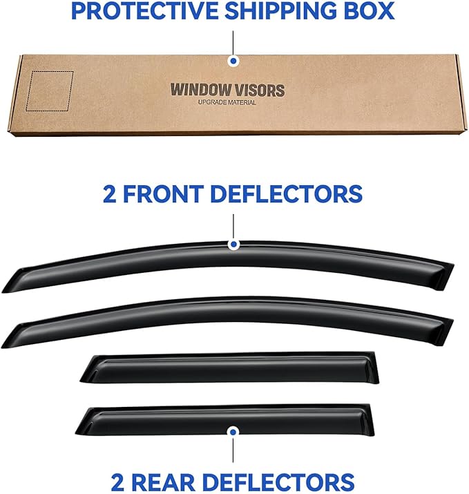 Window Visors Rain Guards Shield - Image 5