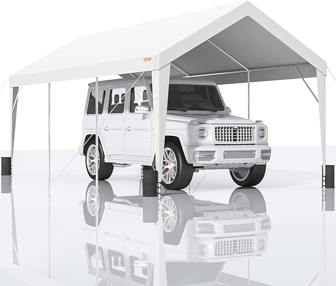 VEVOR Upgraded 10x20 ft Heavy Duty Carport Car Canopy, Car Port Garage Boat by VEVOR