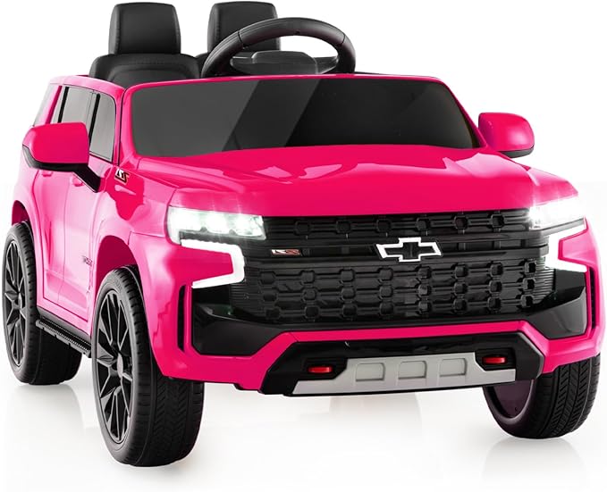 HONEY JOY Ride On Truck, 12V Licensed Chevrolet Tahoe, Chevy Electric Vehicle by HONEYJOY