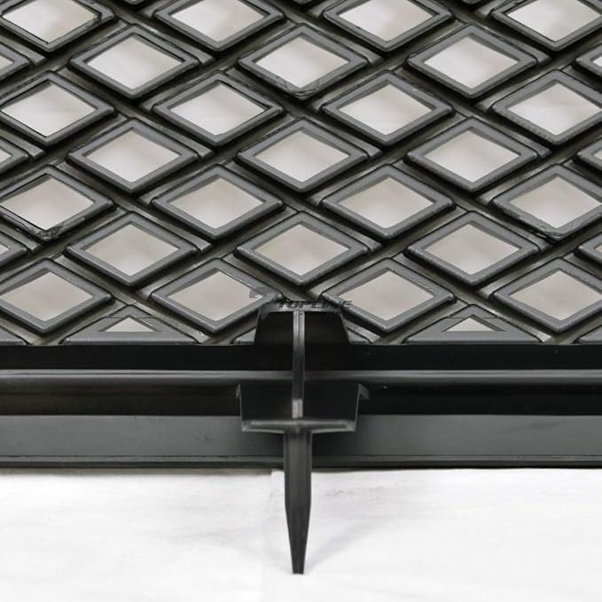Matte Black Dragon Mesh Front Hood Bumper Grill Grille Gurad Guard ABS - Image 7