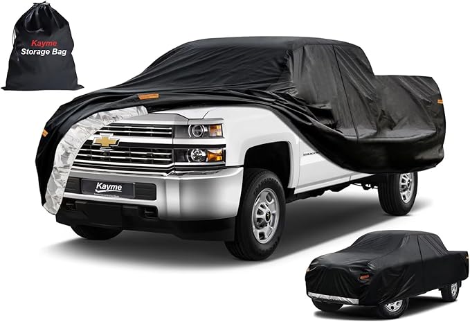 Kayme Truck Cover Custom Fit Chevrolet Silverado 2500HD Crew Cab SB. Full by kayme