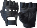 A&H Apparel Leather Motorcycle Glove Genuine Cowhide Fingerless Leather Driving by Unknown