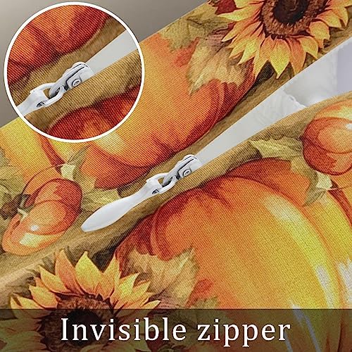 Pillow Covers 20x36 Inch - King Thanksgiving Soft Brushed Microfiber Pillowcases with Hidden Zipper Closure Bed Pillow Shams for Bedroom Sofa Car - Image 7