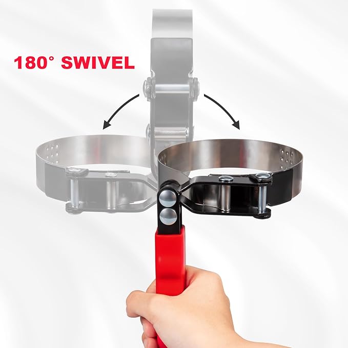 Spurtar Swivel Oil Filter Wrench Set of 5 Adjustable Wrench 2-3/4" to 5-1/4" - Image 5