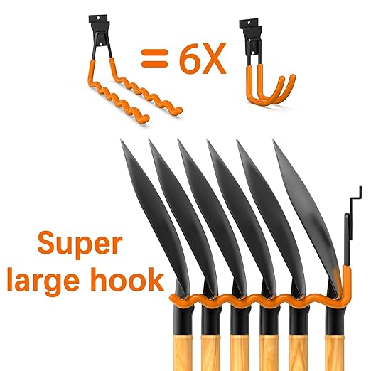 3-H Slatwall Accessories 14 Pack, Slatwall Hooks & Hangers 7 Sizes, Slat Wall - Image 3