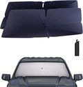 Windshield Sun Shade Umbrella: for GMC-Sierra-1500-2500-3500-2019-2025-4-Layers by HIMUMOY