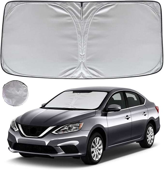 KAYZT Windshield Sun Shade for 2014-2019 Nissan Sentra Foldable Sunshade Front by KAYZT