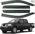 Window Visor Rain Guards Fit for Nissan Frontier Crew Cab 2005-2021 Trucks by CHYKORLA