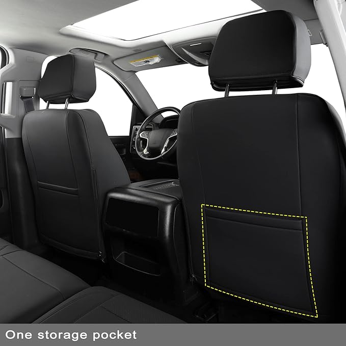 LUCKYMAN CLUB Front Seat Covers fit - Image 4