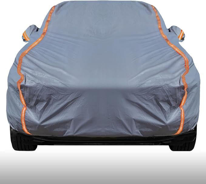 KEYOOG Universal Waterproof Heavy Weight Full Car Covers, Fit Sedan, All Weather by KEYOOG