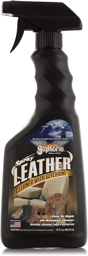 Spray Leather Cleaner with Glycerine Spray, pH Balanced, Safely Cleans and by GLIPTONEINC