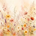 Fall Floral Shower Curtain for Bathroom Autumn Wildflower Bathtub Curtains Thanksgiving Home Decor Washable with 10 Hooks, 60x72 Inch by Duluxykl