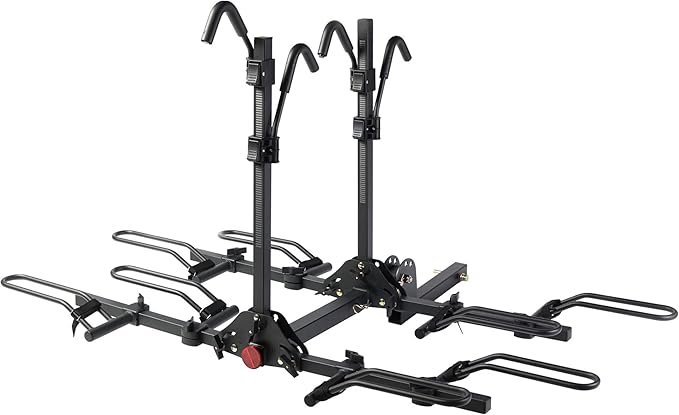Young 4-Bike Rack Hitch Mount Platform Style Carrier - Image 2