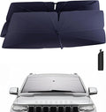 Windshield Sun Shade Umbrella for 2022-2025 Jeep Wagoneer Accessories: Custom by HIMUMOY