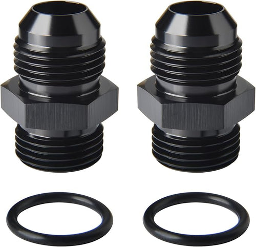 12AN Male Flare to 12AN ORB O-ring Boss Fuel Pump Rail Adapter Fitting Aluminum by Podavelle