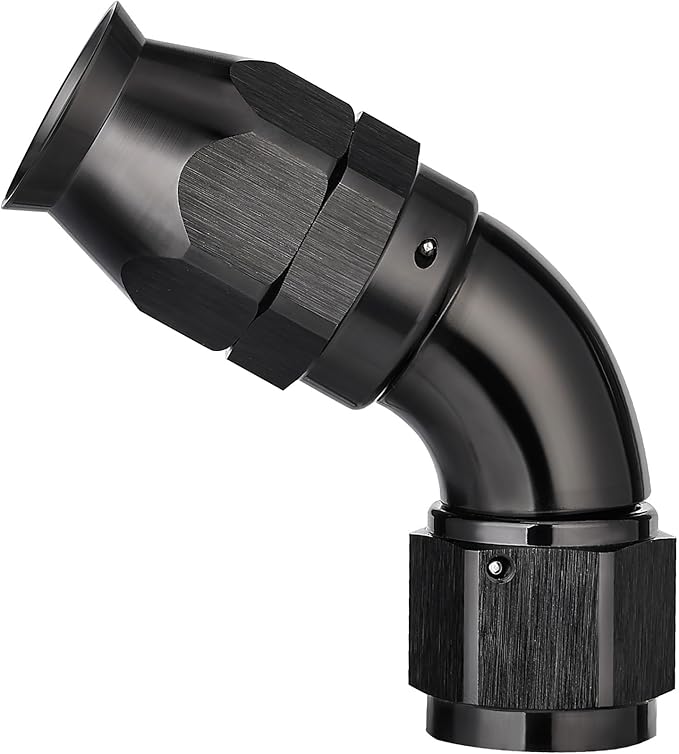 EVIL ENERGY 8AN 60 Degree PTFE One Piece Full Flow End Hose Fitting Aluminum by EVILENERGY