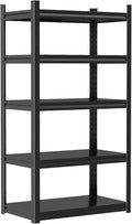 Metal Garage Shelving Unit, Heavy Duty 5-Tier Adjustable Storage Rack, Steel by Notmise